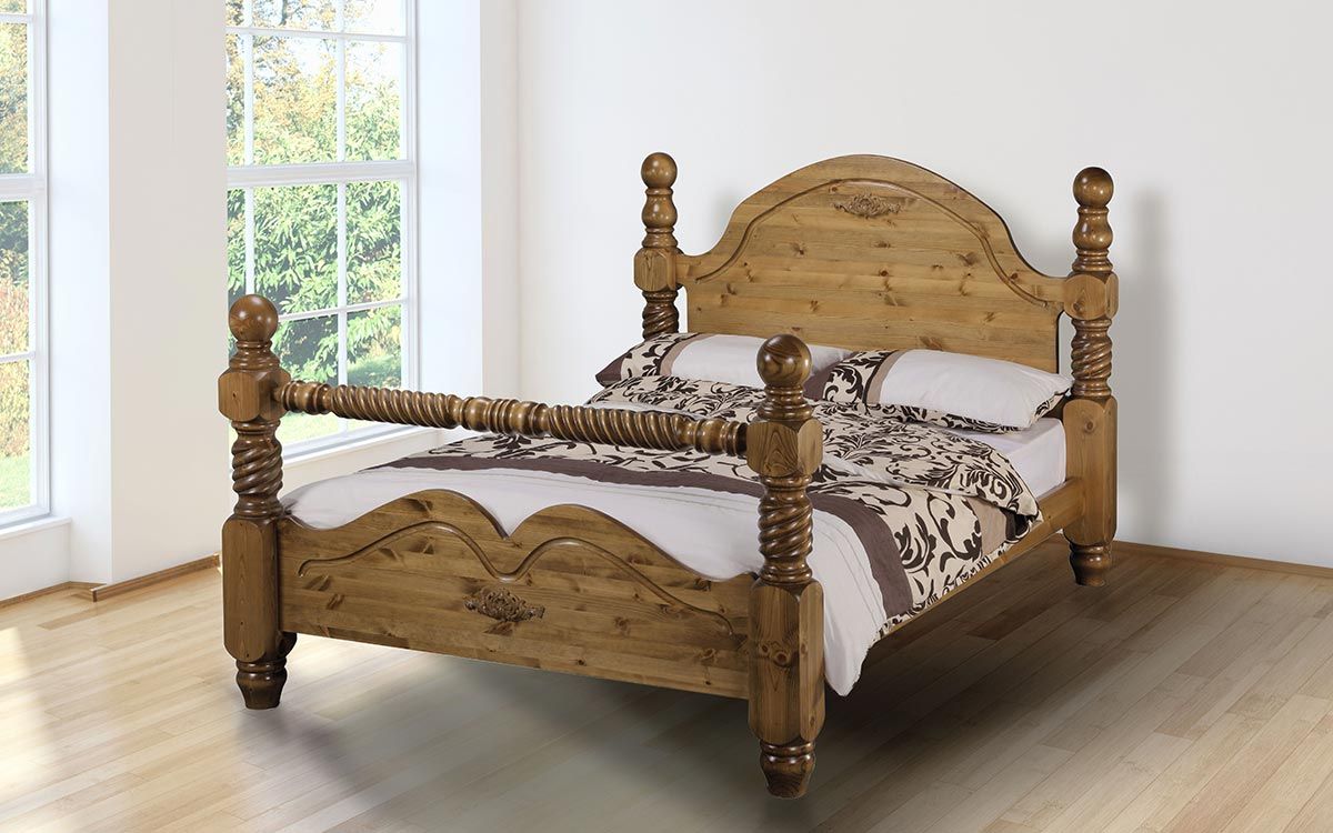 Imperial Rail End pine bed frame