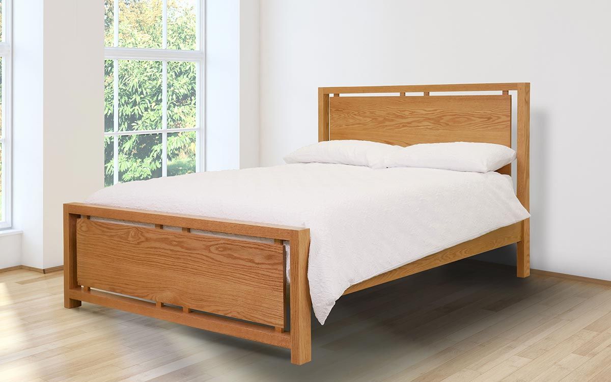 Modena Oak bed frame