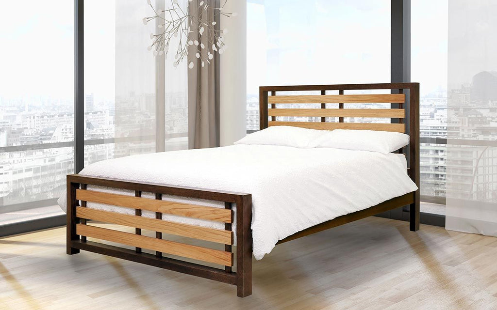Naples Oak bed frame, Standard Head End