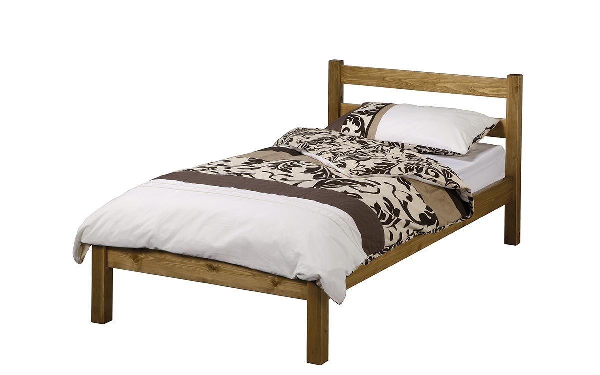 Nova pine bed frame with underbed storage
