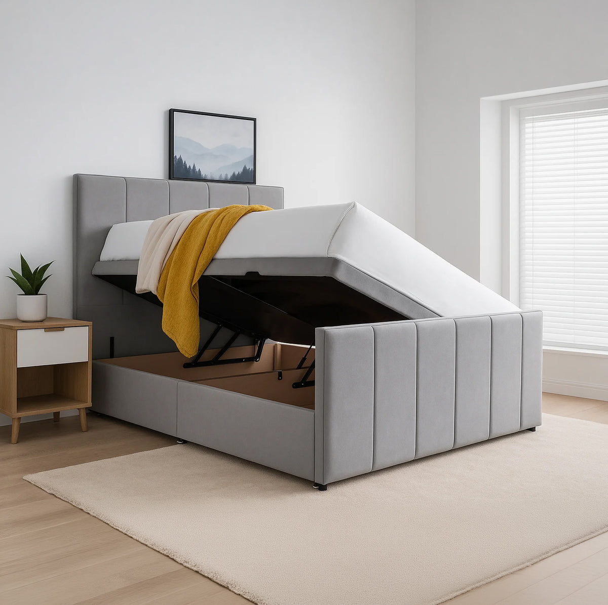 Ottoman Storage Bed Base